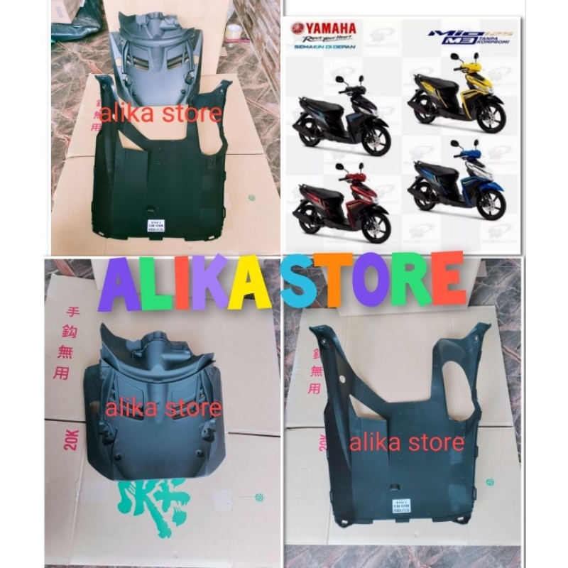 cover kolong dek bawah dan paru motor yamaha mio m3 125 injeksi