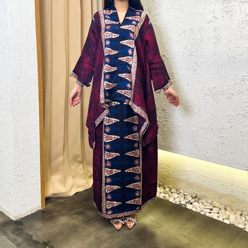 Lausboutique-Rinjanie Set-Seri Maros-Oneset Batik Kondangan