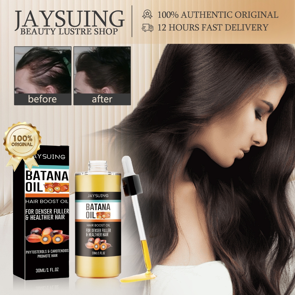 Jaysuing Batana Hair Growth Oil 30ml Pertumbuhan Rambut Cepat Hair Tonic Penumbuh Rambut Hair Care