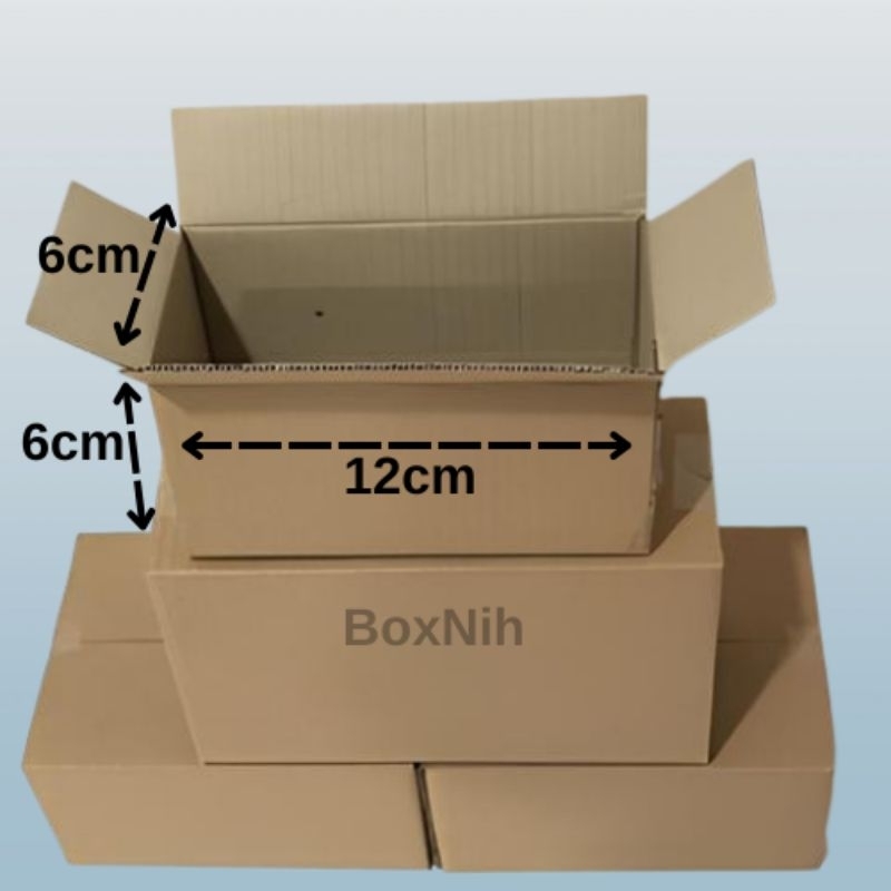 

Kardus packing box package uk 12×6×6cm