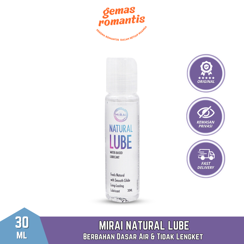 Lubricant Mirai Natural Lube 30 mL - Pelumas Pelicin sex Water Based