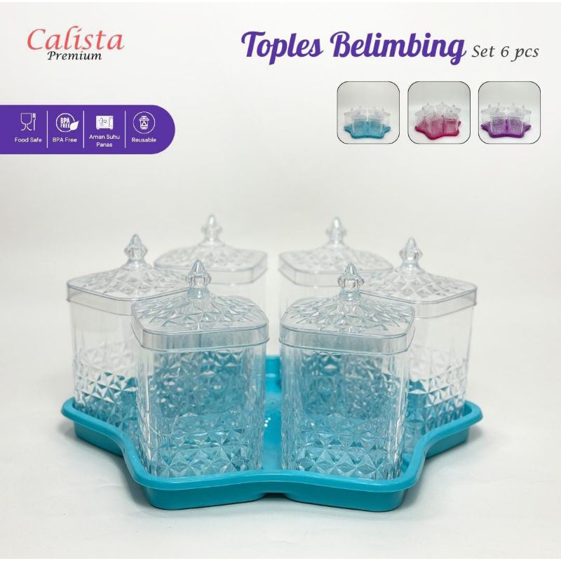 TOPLES SET 6 BELIMBING TOPLES LEBARAN CALISTA