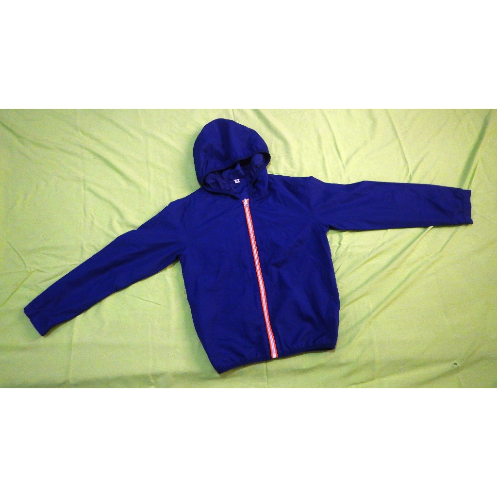 Jaket Anak SD Anti Air dan Masuk Angin Navy Blue Polos