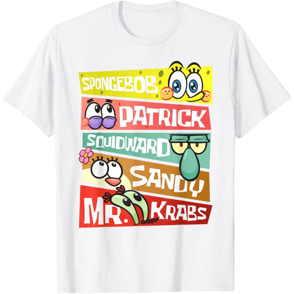 Baju Kaos Anak Mademark x SpongeBob SquarePants - SpongeBob Patrick Squidward Sandy Mr Krabs SpongeB