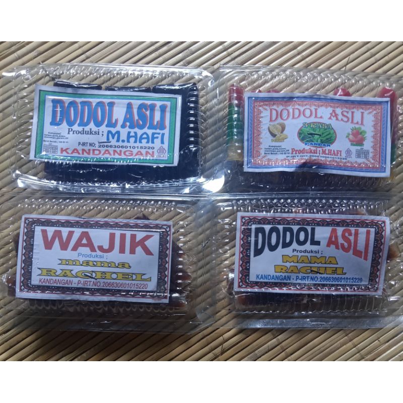 

Dodol asli & wajik kandangan kemasan mika