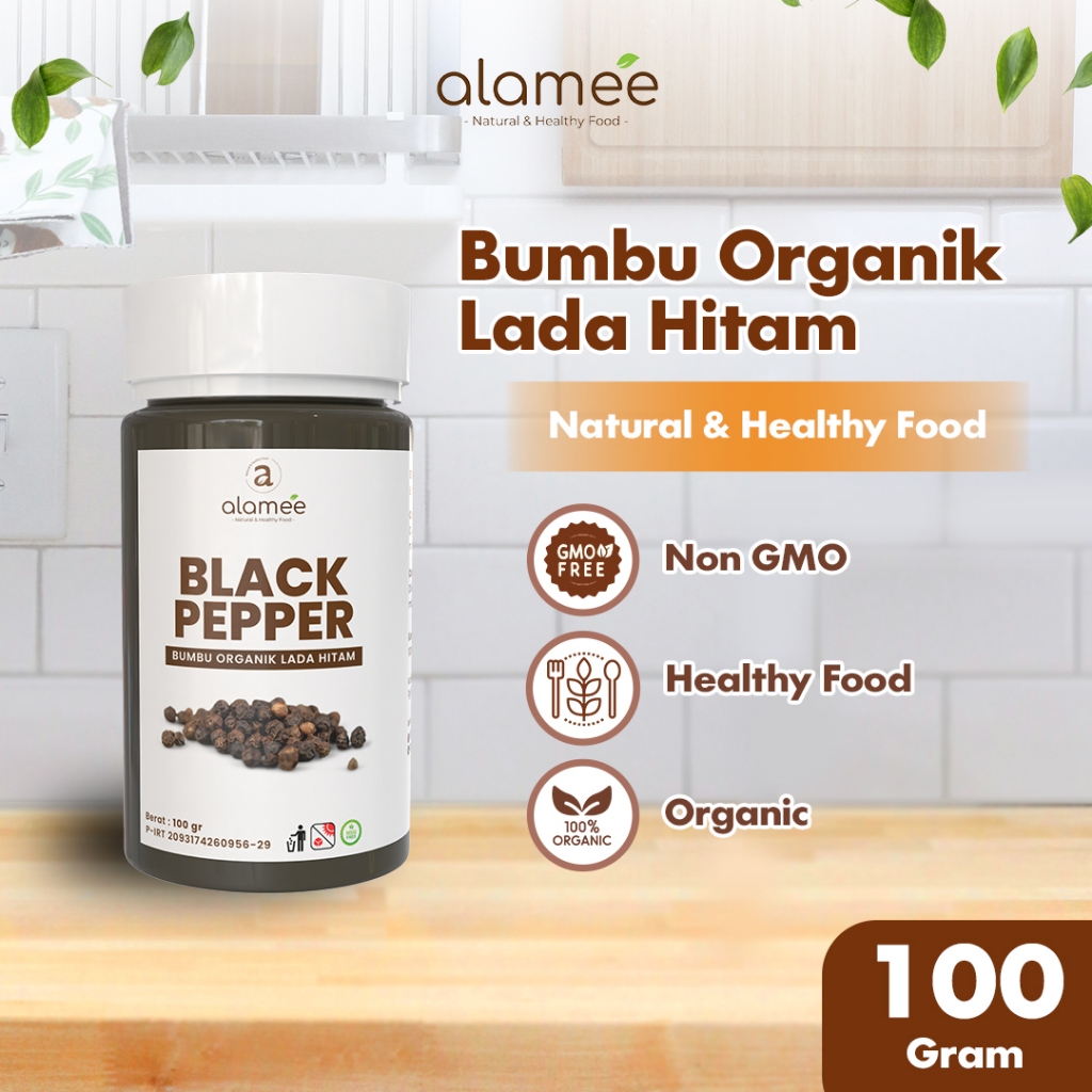 

ALAMEE Blackpepper Powder Lada Hitam Bubuk Black Pepper Bumbu Dapur Instan