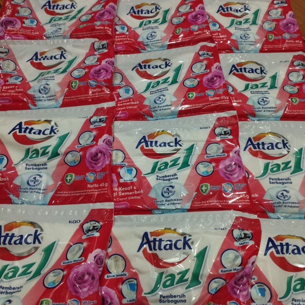Attack Jazz 1 renceng isi 6 sachet