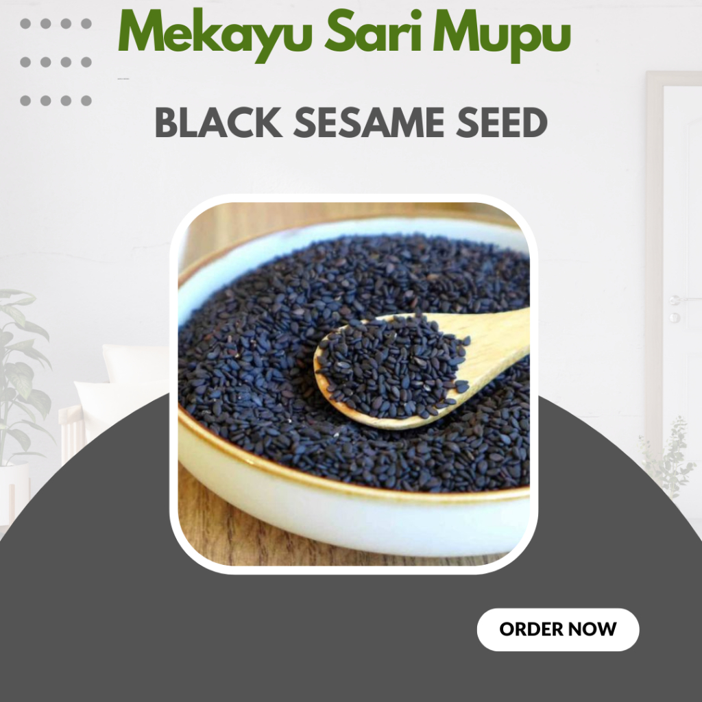

Wijen Hitam/Black Sesame Seed Repack 1 Kg