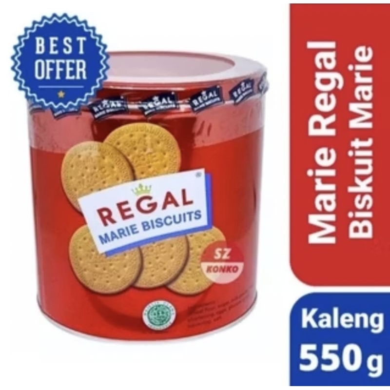 

Marie regal 550 gram kaleng