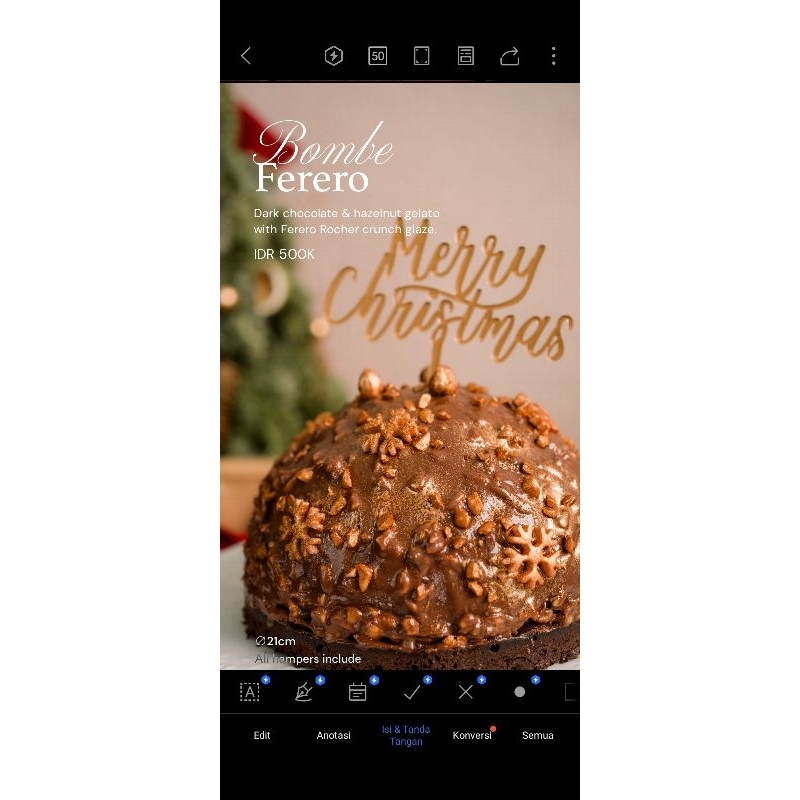

BOMBE FERERO (Gelato cake)