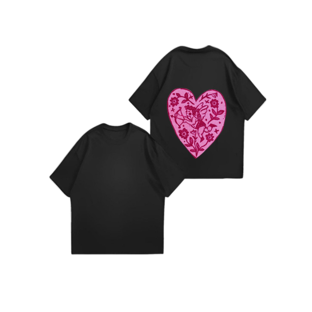 t-shirt cupid pink unisex