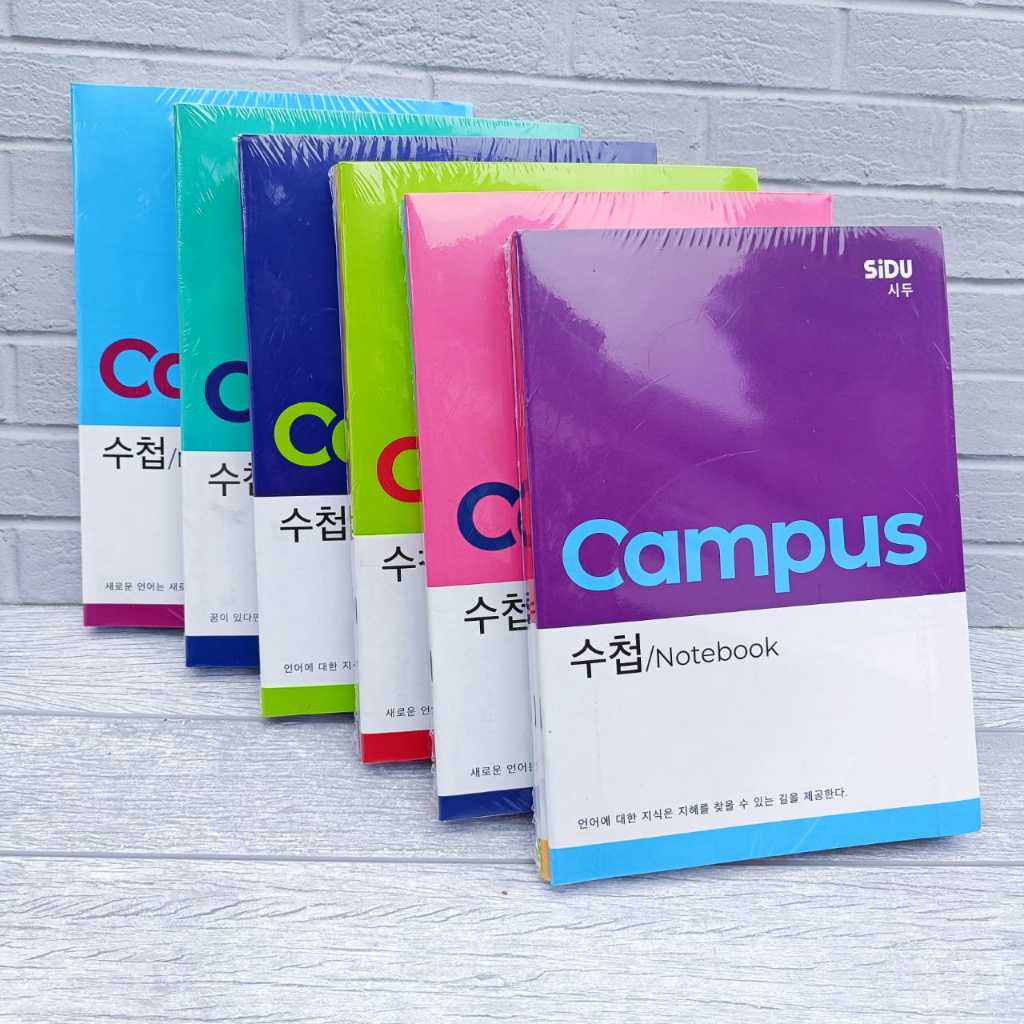 

5 PCS BUKU SIDU KOREA CAMPUS ISI 42 LEMBAR UKURAN PANJANG BOXY