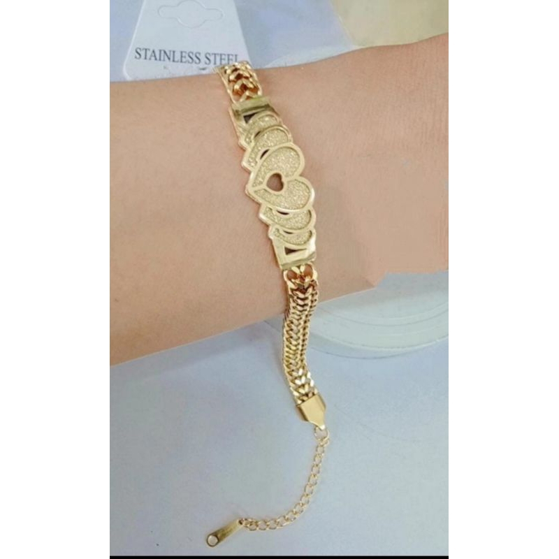 BARANG ORI GELANG RANTAI TITANIUM ANTI KARAT WANITA