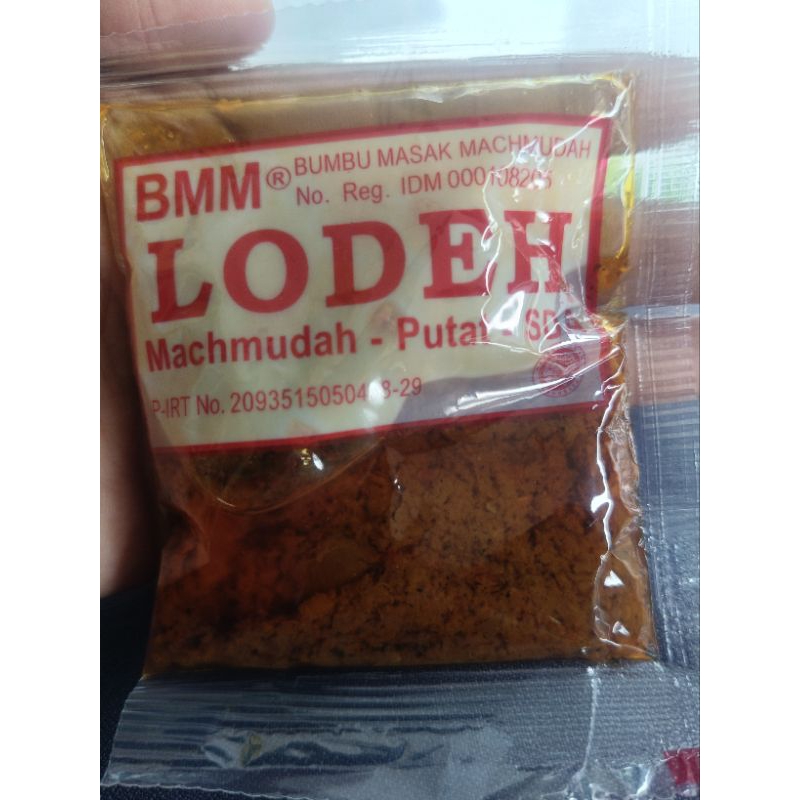 

BMM !!! Bumbu LODEH. Bumbu Masak Machmudah.