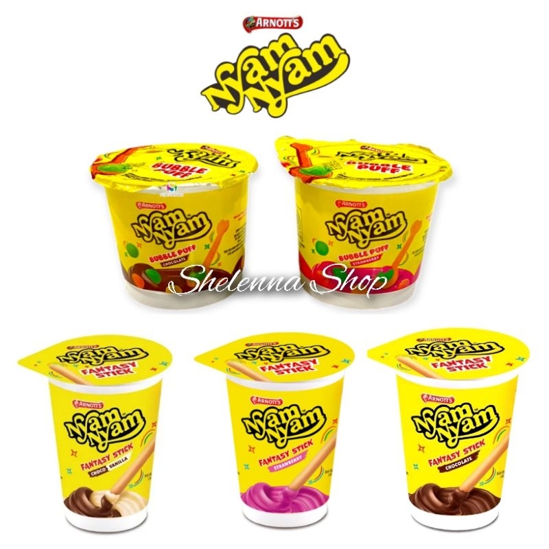 

Nyam-Nyam Fantasy Stick Chocolate 25 gr / Bubble Puff 18gr