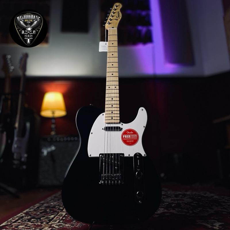 GITAR ELEKTRIK SQUIER SONIC TELECASTER BLACK