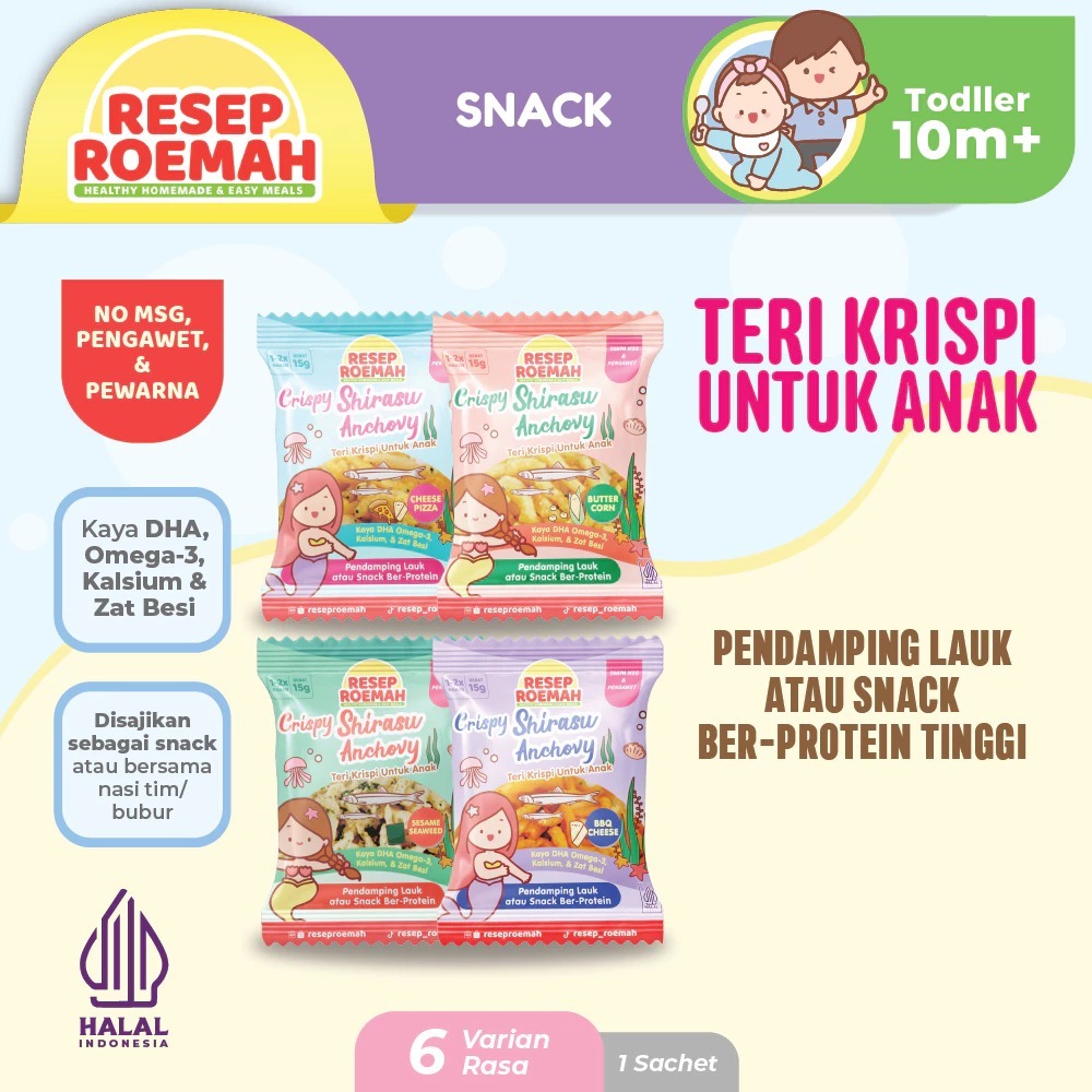 

Resep Roemah Crispy Shirasu Anchovy / Teri Krispi Untuk Anak / Snack Sehat Mpasi No MSG / Toddler & Kids