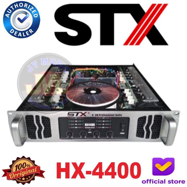 STX HX-4400 HX4400 Professional 4-Channel Power Amplifier Original