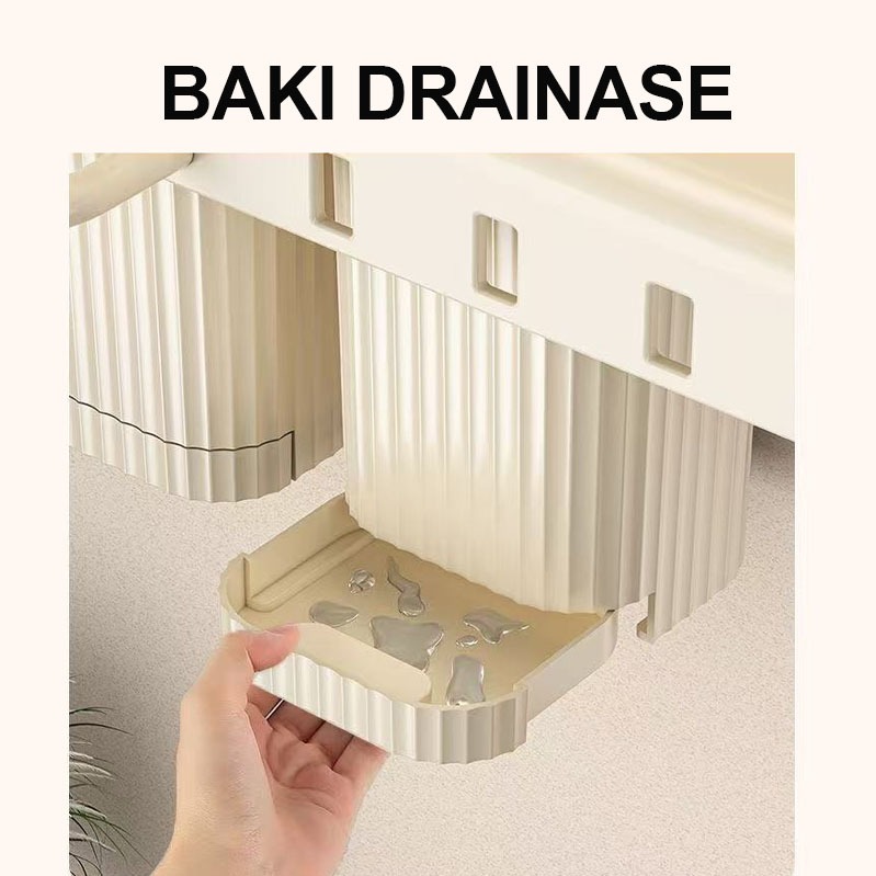 Nekoda Tempat Pisau Multifungsi Yang Dipasang Di Dinding/Rak Pisau Putih/Rak Pisau Rak Dinding Dapur