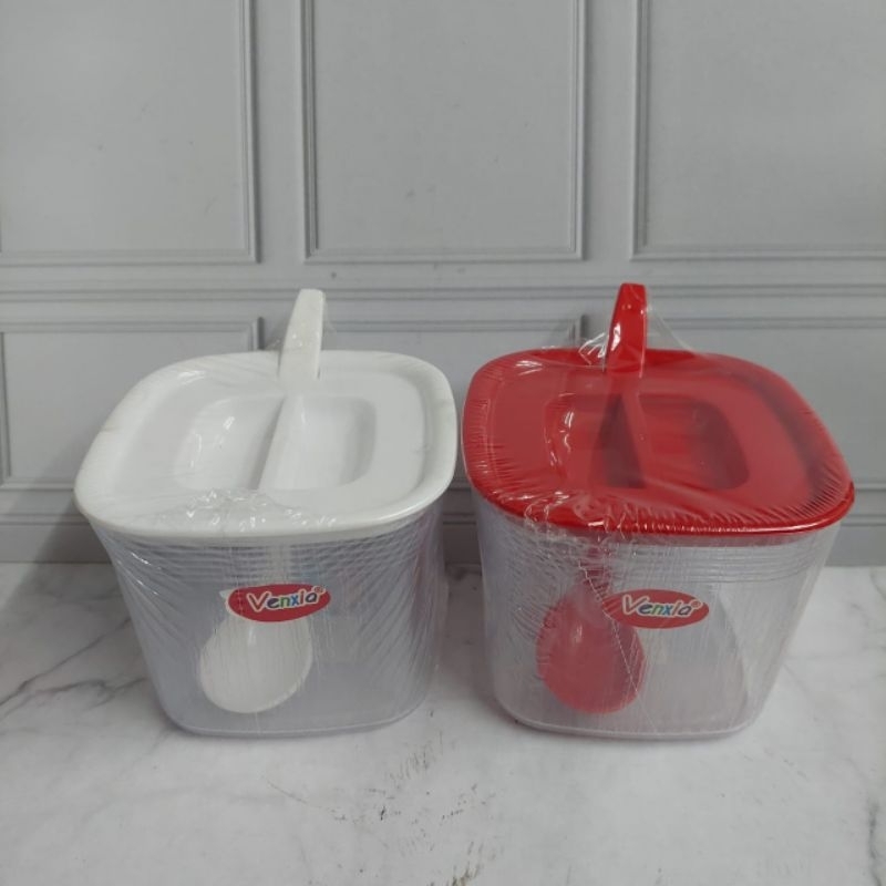 

Tempat Sambal Venxia Sakura / Tempat Bumbu Plastik Serbaguna