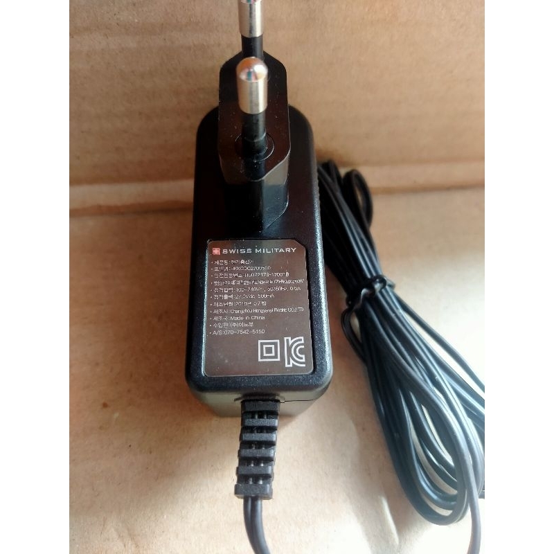 ADAPTER CHARGER 27V-500mA ORI SWISS MILITARY.