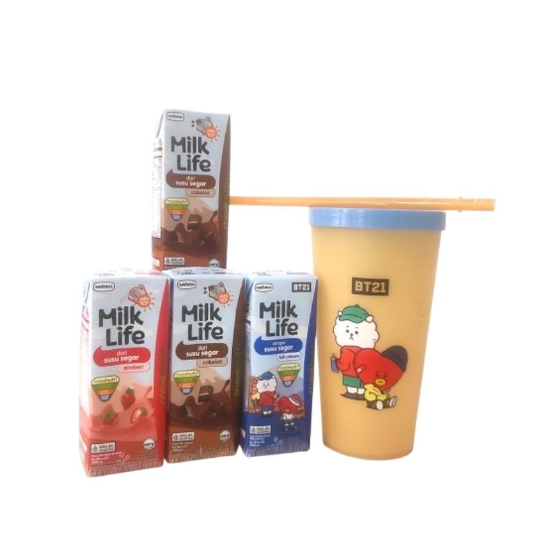 

Paket MilkLife UHT Teens All Variant 4pcs Free Tumbler BT21