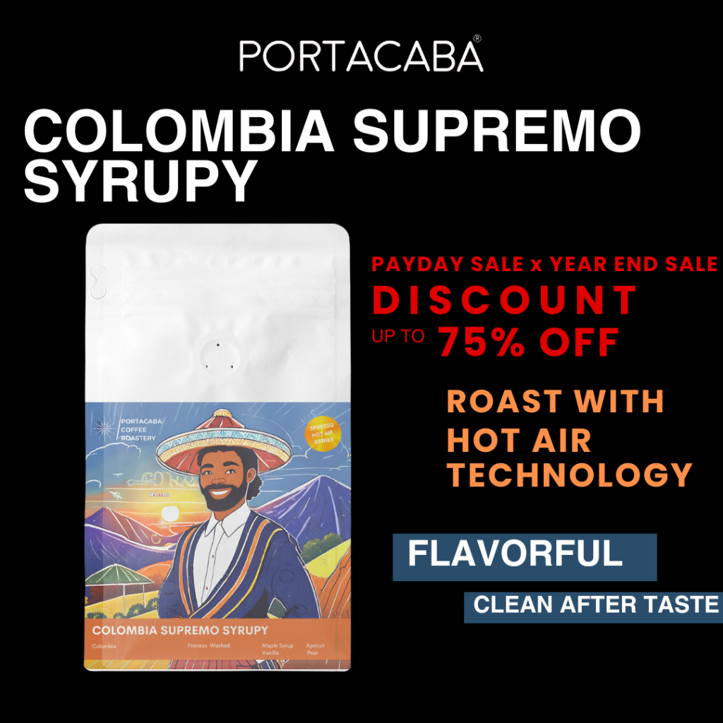 

Kopi Arabika Colombia Supremo Syrupy Biji Kopi Espresso Single Origin Colombia 200gr