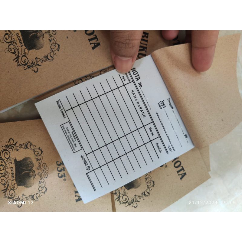 

Nota mini 1 Ply 333 - 48 lembar
