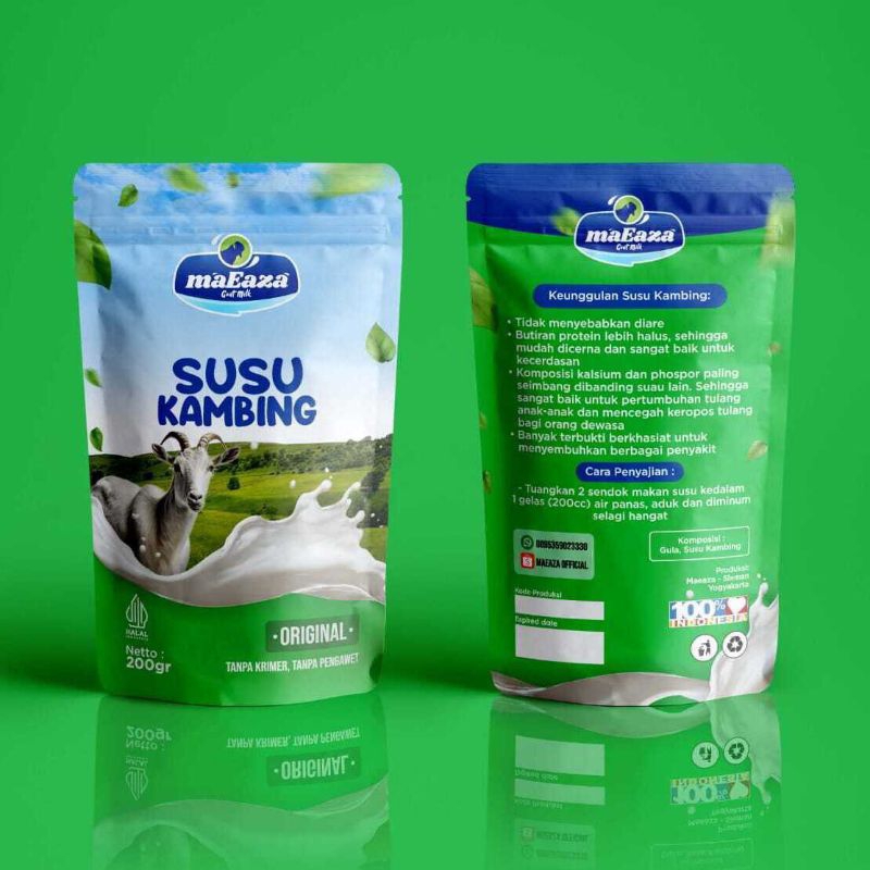 

Maeaza Susu Kambing Etawa Bubuk rasa Original Tanpa Krimer (200gr)