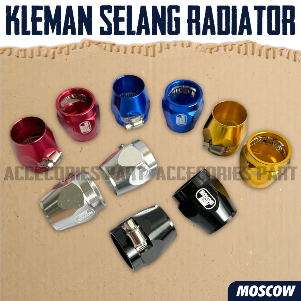 KLEMAN SELANG RADIATOR PNP SELANG RADIATOR ORIGINAL MOSCOW HARGA 2 PCS NMAX AEROX LEXI VARIO PCX MX 