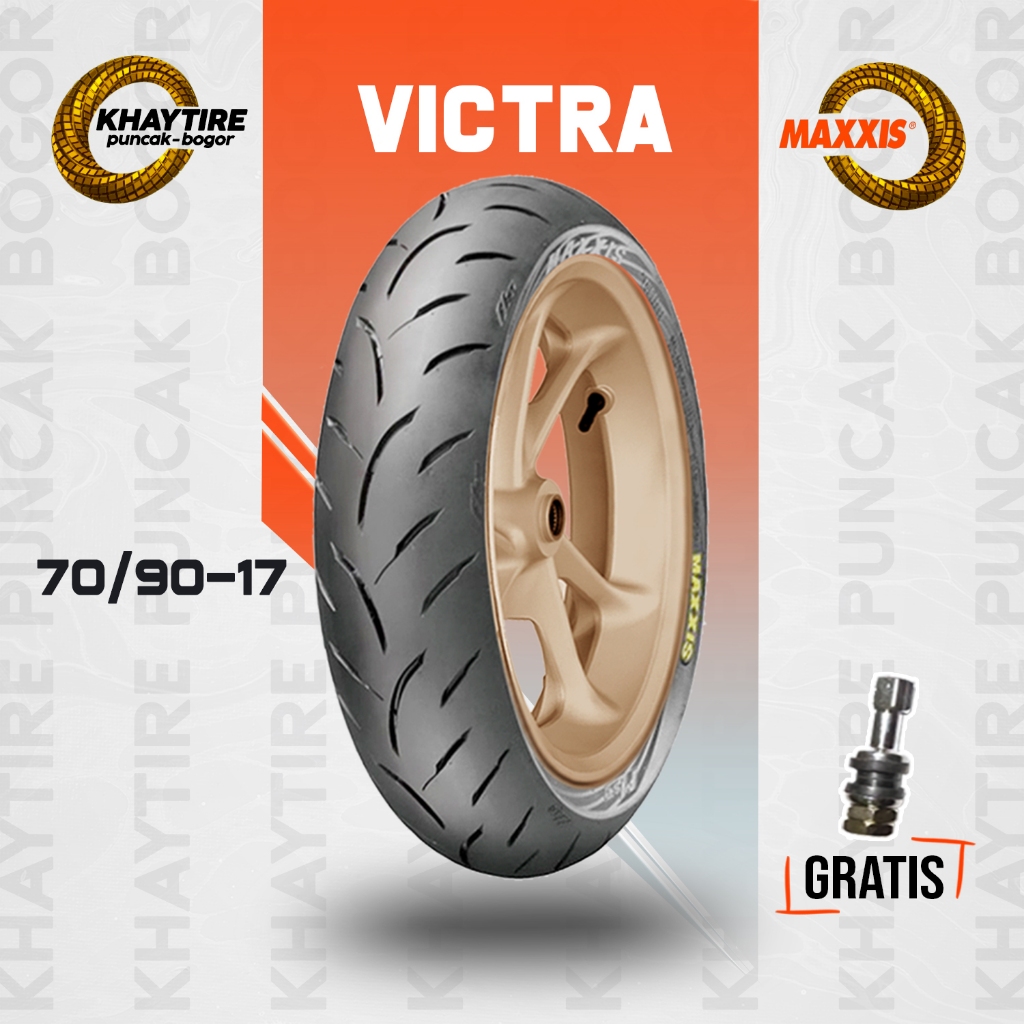 Ban Tubles Motor Bebek MAXXIS VICTRA 70/90 Ring 17 - KENDA K488