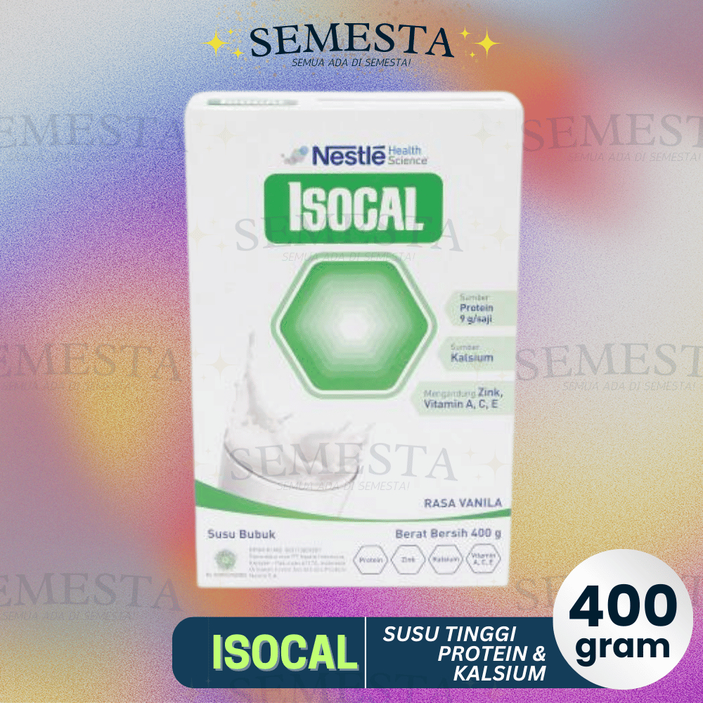 

ISOCAL 400 gram Rasa Vanila - Susu Bubuk Protein dan Kalsium