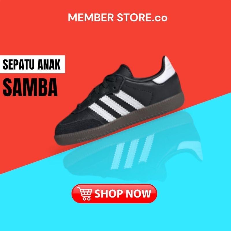 Sepatu Anak Adidas Samba | Sepatu Sekolah Anak Laki-Laki Dan Perempuan