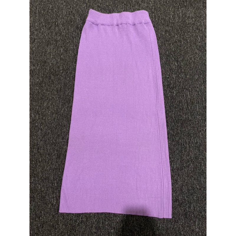 rok rajut lilac