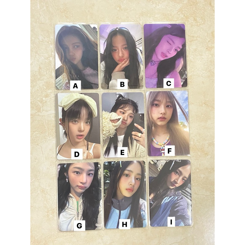 (WAJIB CO PACK) Photocard Official Newjeans Haerin Cimol Hanni Pita Danielle yzy r3 Minji Pita SG24