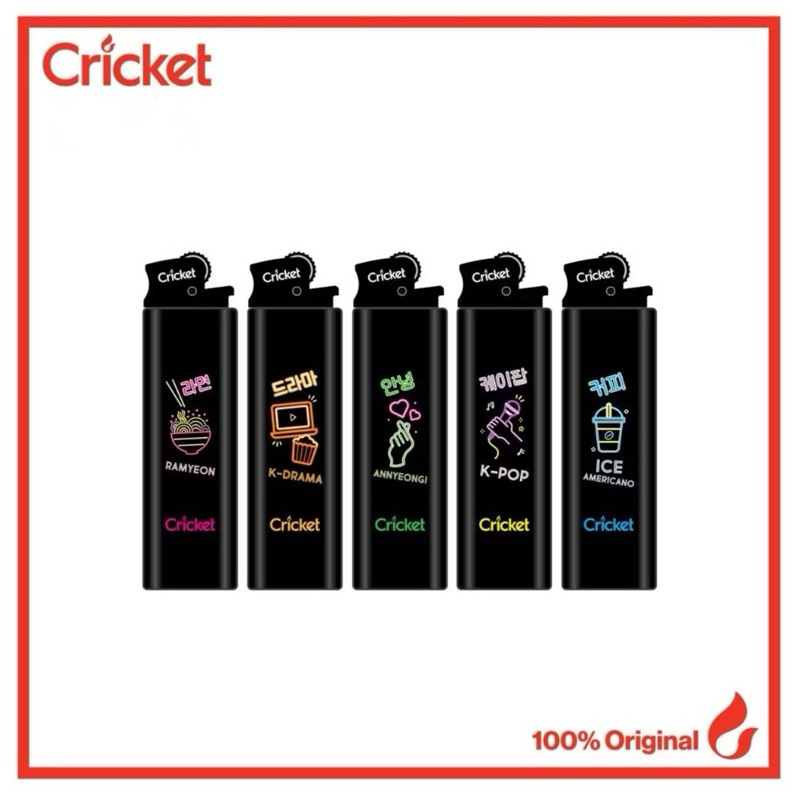 Korek Api Cricket Seoul Vibes Gas Lighter Limited Edition