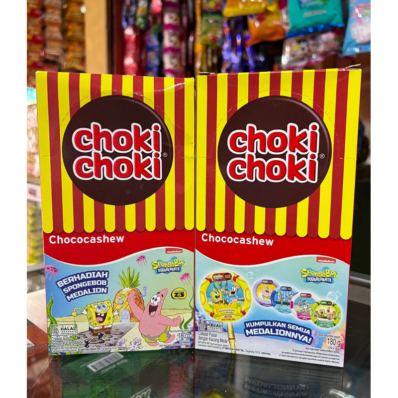 

Choki Choki Chococashew box isi 20 Pcs @180 g