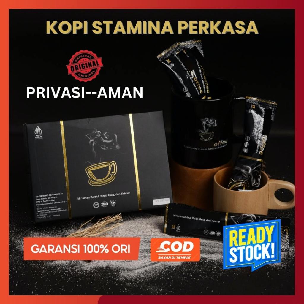 

Monceer Coffee Original I Kopi Obat Kuat Stamina Tahan Lama Berizin BPOM ISO HACCP GMP Halal