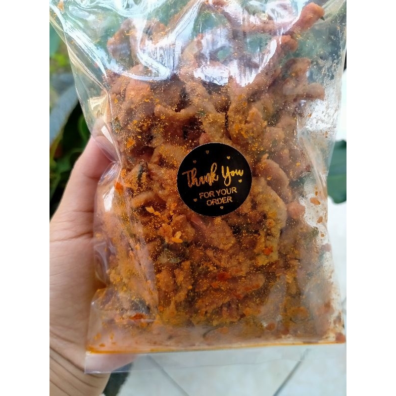 

USUS KRISPY RENYAH GURIH PEDAS 150 gr