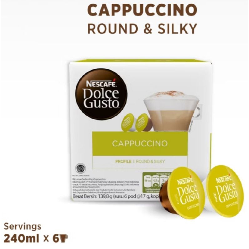 

NESCAFE DOLCE GUSTO isi 12pod=6Gelas