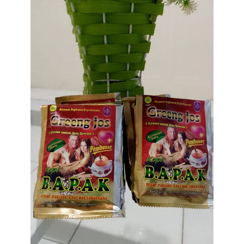 

kopi stamina pria BAPAK kemasan sachet/sachet