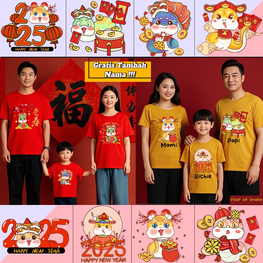 HOONEYBEE - KAOS IMLEK SHIO ULAR KAOS ULAR KAOS SHIO KAOS SINCIA