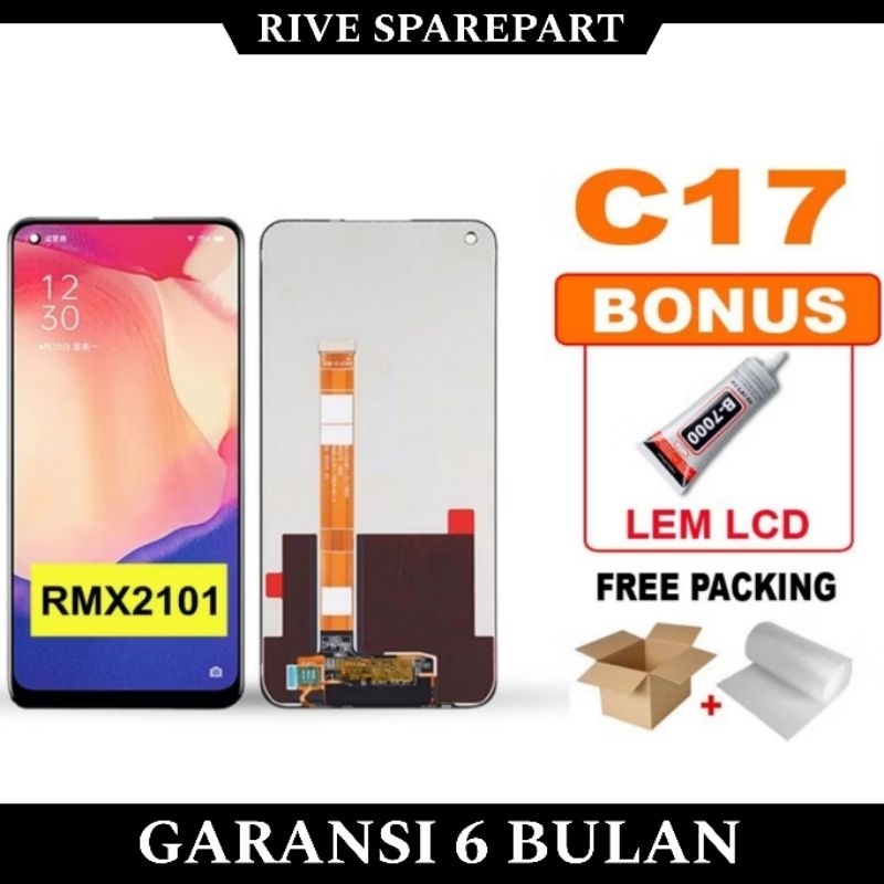 LCD REALME C17 ORIGINAL FULLSET TOUCHSCREEN