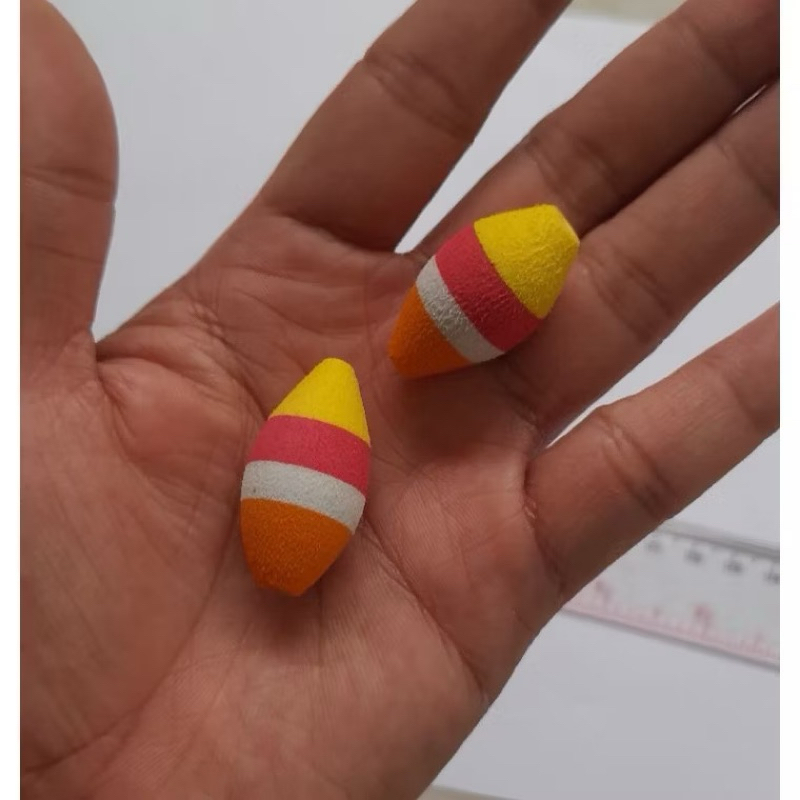 Pelampung pancing busa polos size kecil