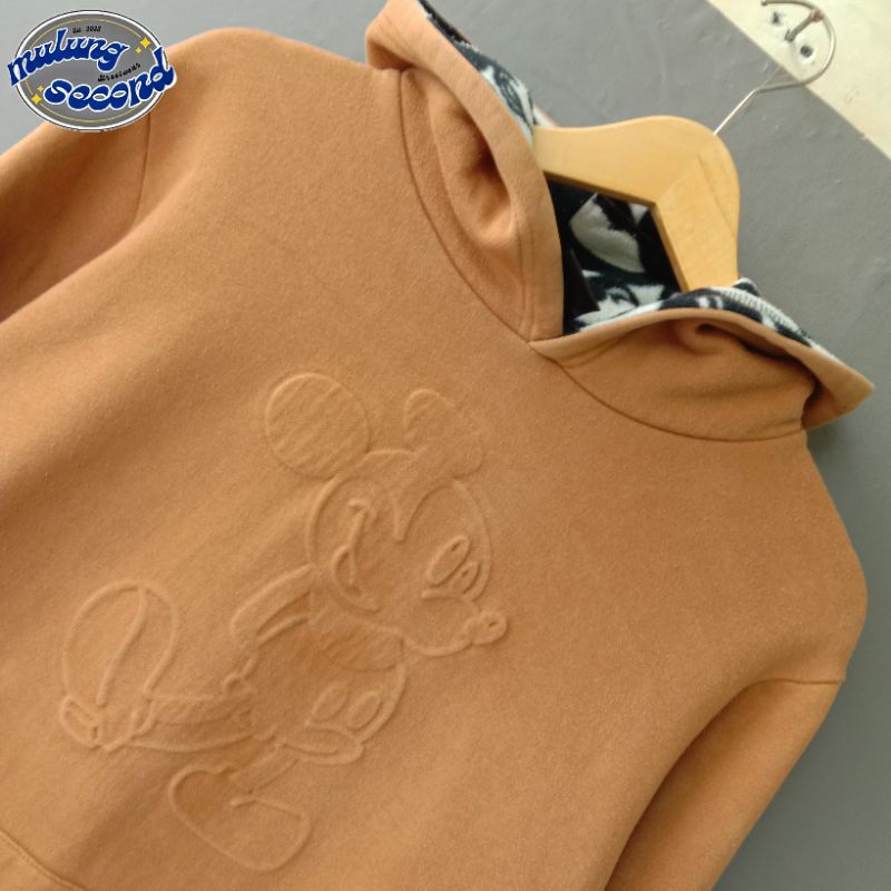 HOODIE DISNEY MICKY COKLAT SECOND ORIGINAL