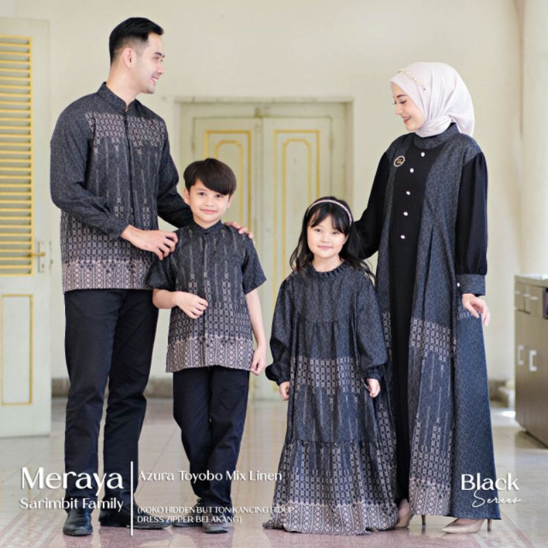 TERBARU SARIMBIT PAKAIAN KELUARGA MERAYA SERIES FAMILY SET SARIMBIT RAYA SET PAKAIAN KELUARGA DEWASA