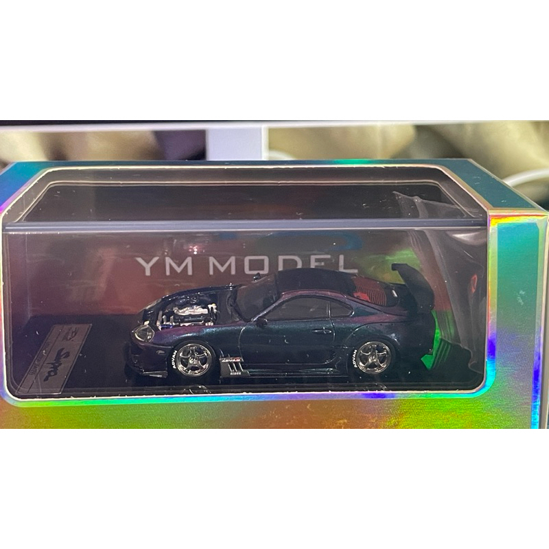YM Model toyota supra magic purple ungu bunglon skala 64 resin
