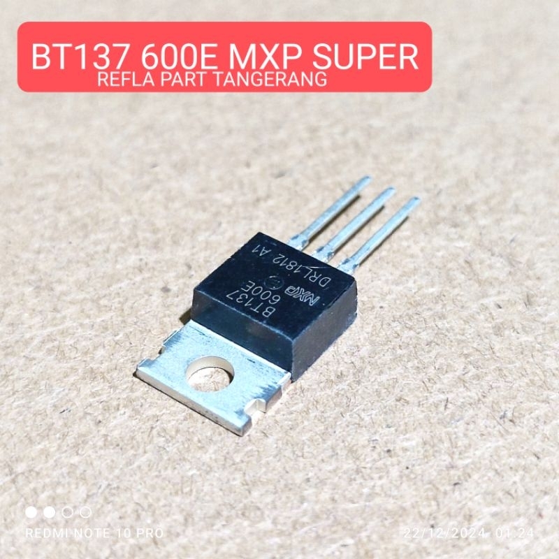 TRANSISTOR BT137 600E BT137 600 NXP