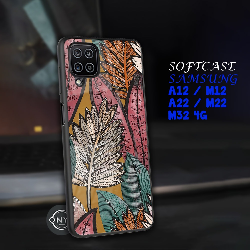 (AA27) Softcase Glossy SAMSUNG A12 | M12 | A22 | M22 | M32 4G | CASE GLOSSY ONYXSTORE | Kesing Lucu 