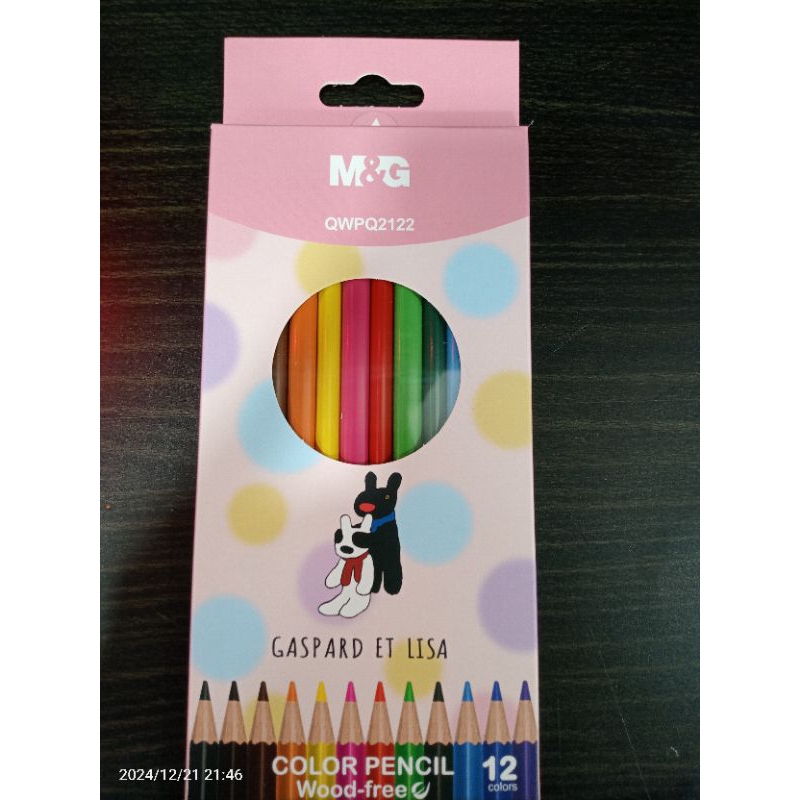 

M&G Gaspard Et lisa pensil warna 12 colour